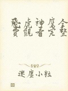 飞虎神鹰全集免费观看完整版封面