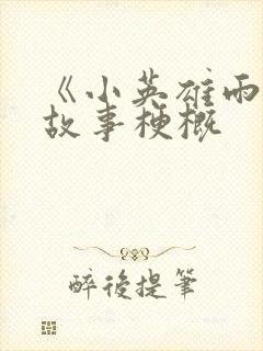 《小英雄雨来》故事梗概封面