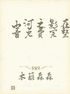 山河之影在线观看免费完整版封面