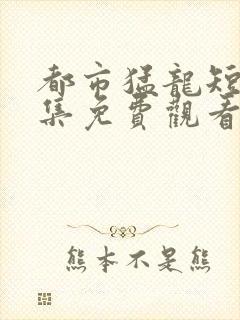 都市猛龙短剧全集免费观看高清