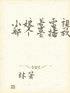 小娘惹电视剧在哪个台播放封面