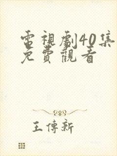 电视剧40集全免费观看