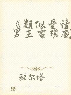 《类似爱情》双男主电视剧免费观看