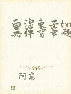 白洁东子txt无弹窗笔趣阁