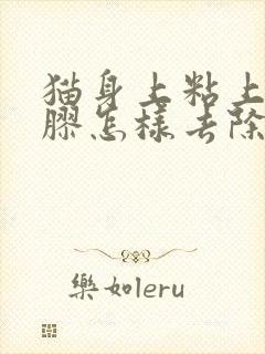 猫身上粘上老鼠胶怎样去除