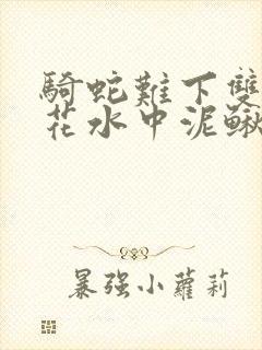 骑蛇难下双金银花水中泥鳅封面