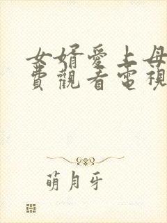 女婿爱上母娘免费观看电视剧第24集