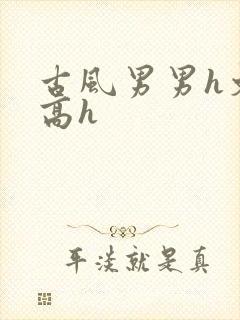 古风男男h文肉高h封面