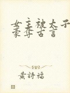 女主被太子强取豪夺古言