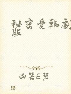 秘密爱韩剧完整版