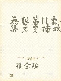 无耻第11季全集免费播放