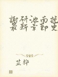 谢研池南挽小说最新章节更新时间