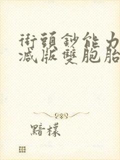 街头钞能力无删减版双胞胎