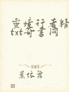 灵境行者精校版txt奇书网