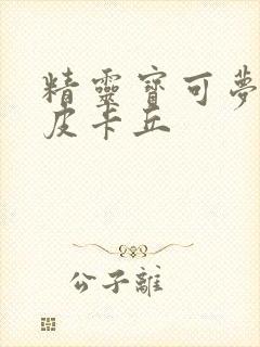 精灵宝可梦小智皮卡丘