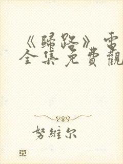 《归路》电视剧全集免费观看高清封面