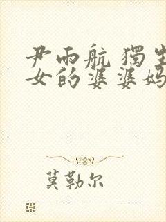 尹雨航 独生子女的婆婆妈妈封面