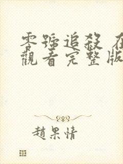 零号追杀 在线观看完整版封面