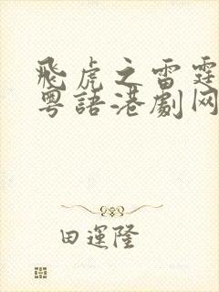 飞虎之雷霆极战粤语港剧网