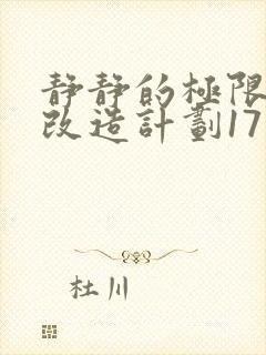 静静的极限自我改造计划17