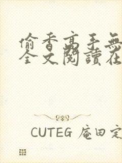 偷香高手无删减全文阅读在线封面