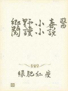 乡野小春医免费阅读小说封面
