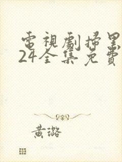 电视剧扫黑风暴24全集免费观看