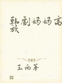 韩剧妈妈高清播放