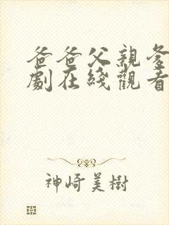 爸爸父亲爹电视剧在线观看免费