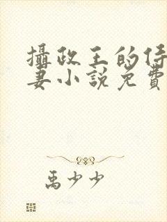 摄政王的侍爱逃妻小说免费阅读