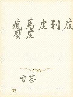 疯马皮到底是什么皮