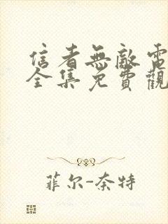 信者无敌电视剧全集免费观看剧情