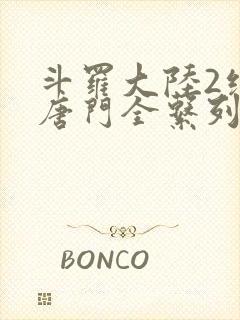 斗罗大陆2绝世唐门全系列封面