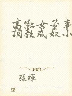 高傲女董事长被调教成奴小说封面