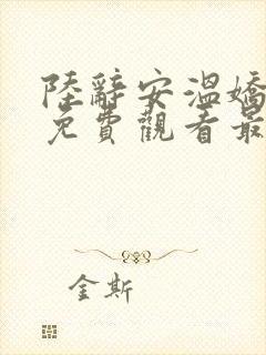 陆辞安温娇小说免费观看最新章节