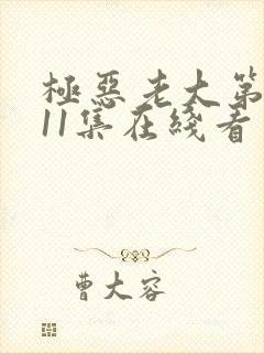 极恶老大第2季11集在线看