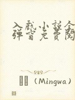 入戏小说全文无弹窗免费阅读