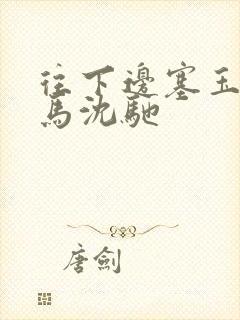 往下边塞玉器骑马沈驰