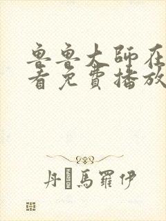 鲁鲁大师在线观看免费播放电视剧