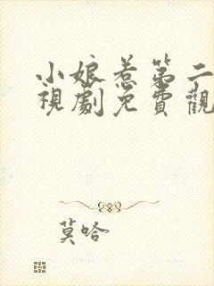 小娘惹第二部电视剧免费观看