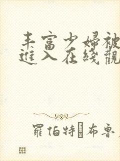 丰富少妇被猛烈进入在线观看