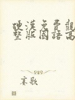 硬汉免费观看完整版国语高清