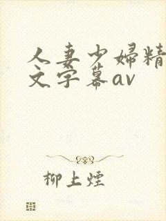 人妻少妇精品中文字幕av