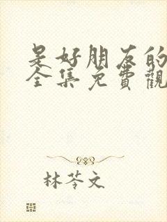 是好朋友的周末全集免费观看