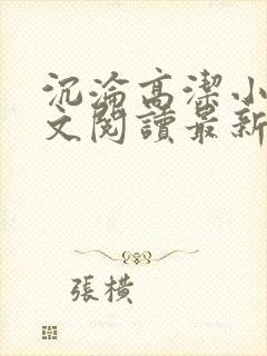 沉沦高洁小说全文阅读最新章节更新