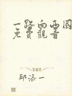 一路向西国语版免费观看封面