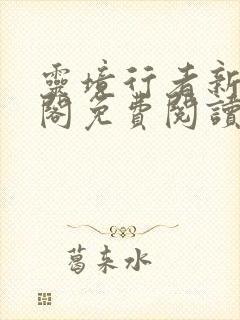 灵境行者新笔趣阁免费阅读封面