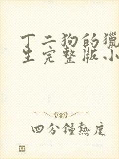 丁二狗的猎艳人生完整版小说下载