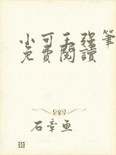 小可王强笔趣阁免费阅读封面