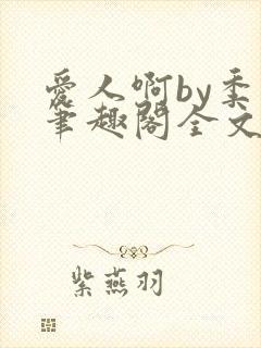 爱人啊by季阿笔趣阁全文免费阅读